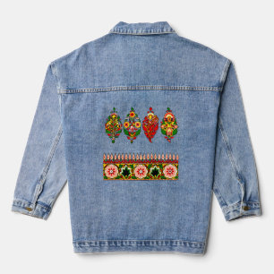 Veste En Jean Tissu de coton indien