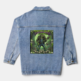 Veste En Jean TOCOCLAWS Million Alligator Graphique Vert 