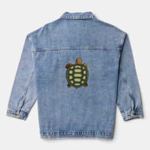 Veste En Jean Tortue verte