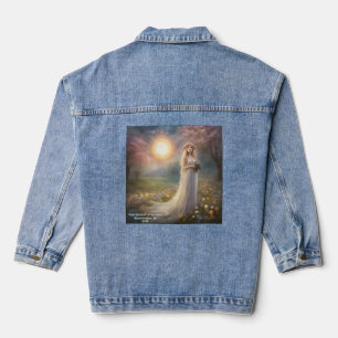 Veste En Jean Total Éclipse solaire Déesse de printemps Ajouter 