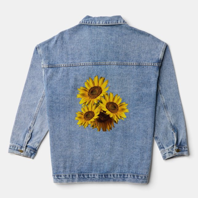 Veste En Jean Tournesols  (Verso)