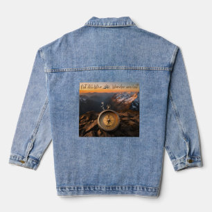 Veste En Jean Tous ceux qui errent ne sont pas perdus