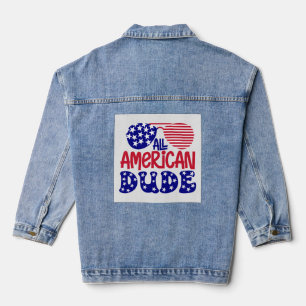 Veste En Jean Tous les américains Dude-32286