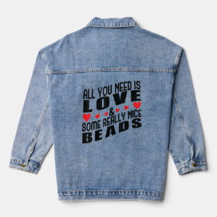 Veste En Jean Tout Ce Dont Vous Avez Besoin, C'Est De L'Amour Et