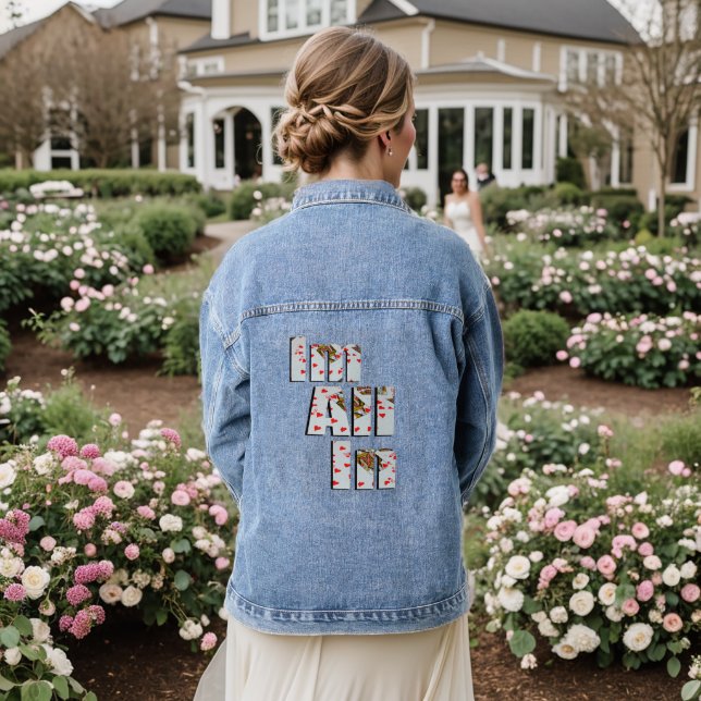 Veste En Jean Tout En Poker, (Mariage Retour)