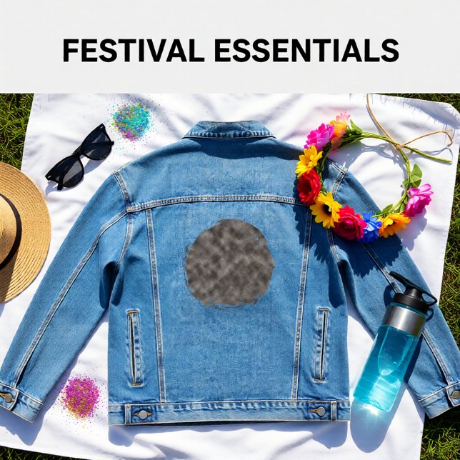Veste En Jean Tranquilleargent (Créateur téléchargé)