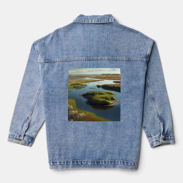 Veste En Jean Tranquillité Côtière (Verso)