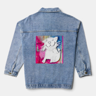 Veste En Jean Très bonnes nouvelles Chat