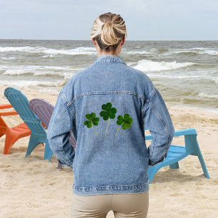 Veste En Jean Trio shamrock