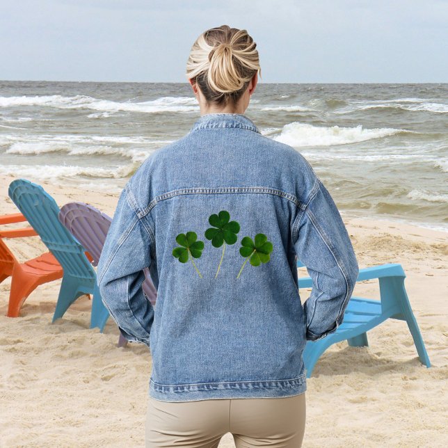 Veste En Jean Trio shamrock (Créateur téléchargé)