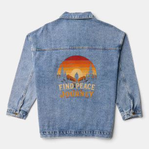Veste En Jean Trouvez la paix dans le voyage