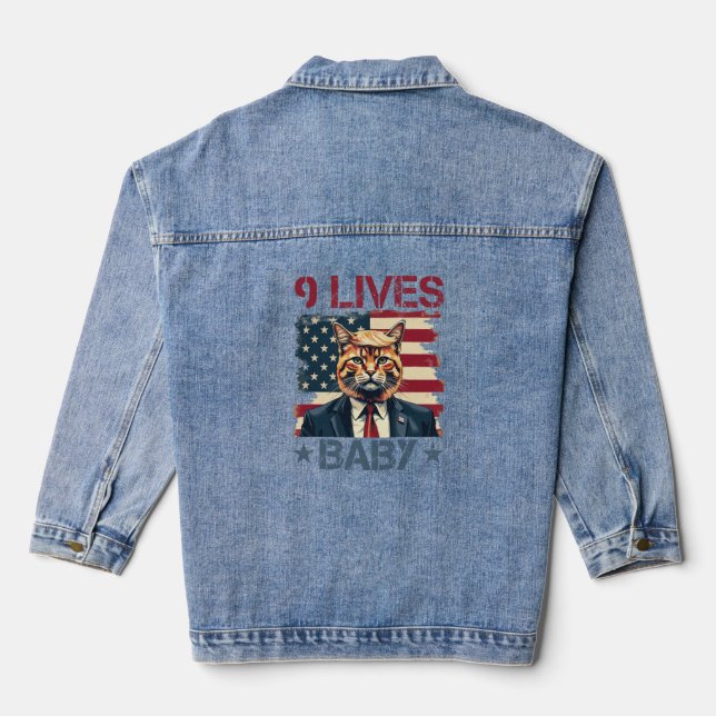 Veste En Jean Trump 9 Vit un bébé (Verso)