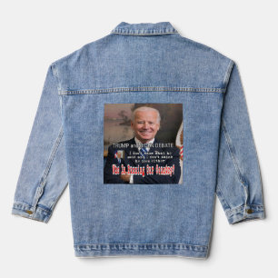 Veste En Jean Trump et Biden