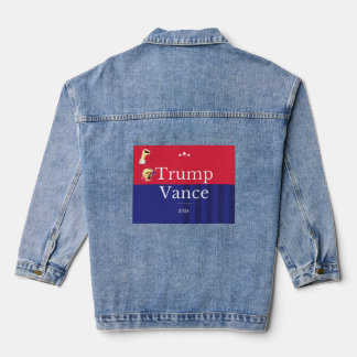 Veste En Jean Trump Vance 2024