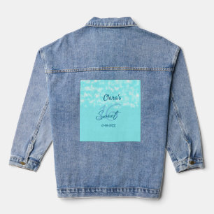 Veste En Jean Turquoise turquoise agate doux 16 anniversaire ajo