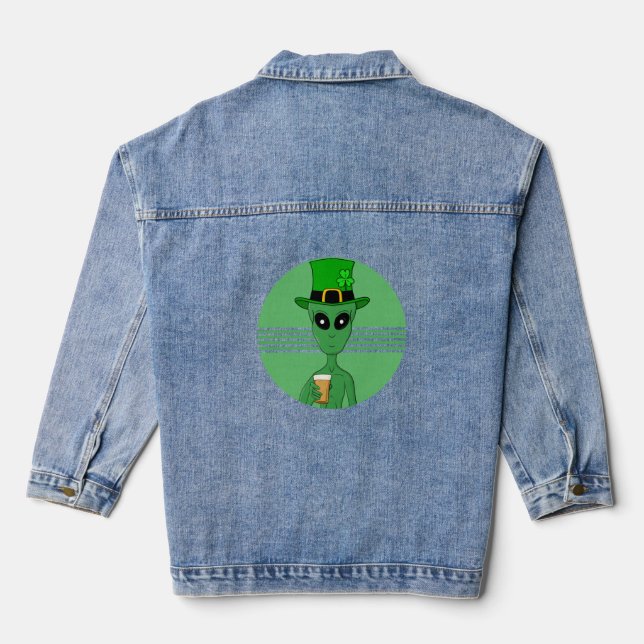 Veste En Jean Un Alien de St. Patrick (Verso)