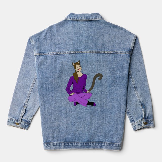 Veste En Jean un catgirl (Verso)