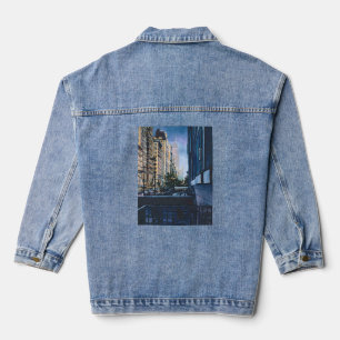 Veste En Jean Un moment de silence dans les limites de la ville