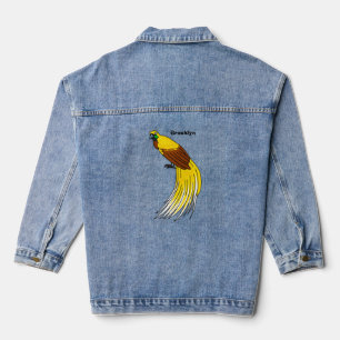 Veste En Jean Un petit oiseau de paradis