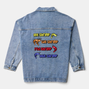 Veste En Jean Une crevette deux crevettes