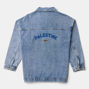 Veste En Jean Université de Varsity de l'État de Palestine