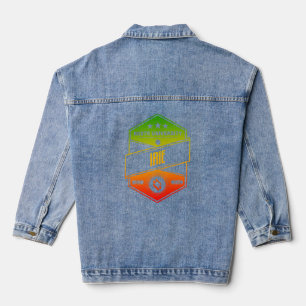 Veste En Jean Université Rasta Irie Good Vibes Rasta Reggae