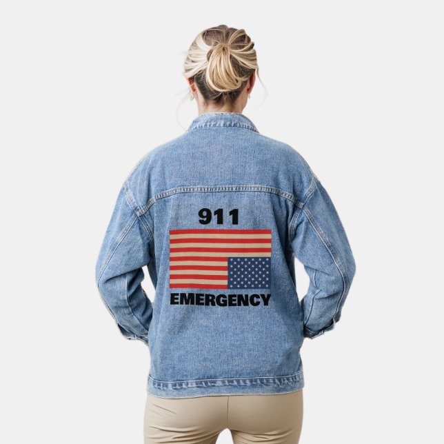 Veste en jean urgence 911 (Modèle)