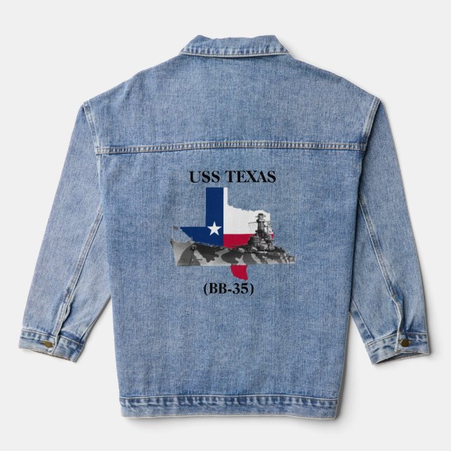 Veste En Jean USS Texas (BB-35) 2  (Verso)
