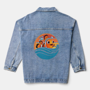 Veste En Jean Vacances d'été t-shirt enfant pour la plage famili