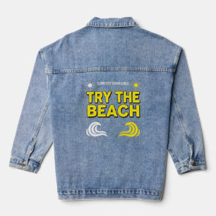 Veste En Jean Vacances drôles à la plage