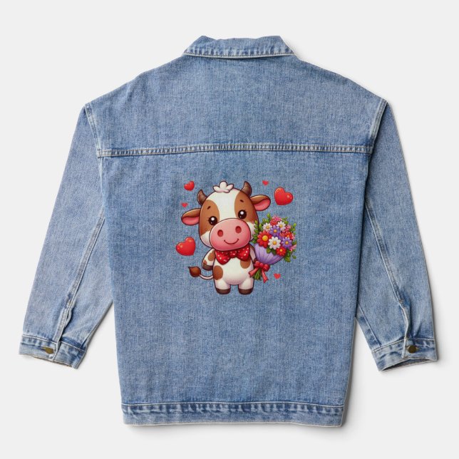 Veste En Jean Vache de la Saint Valentin (Verso)