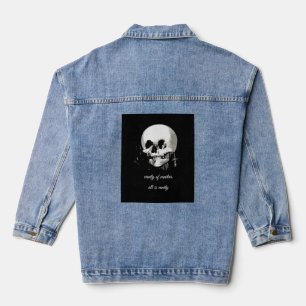 Veste En Jean Vanité des Vanités Tout Est Vanité Ecclésiaste