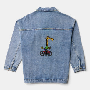 Veste En Jean Vélo cool Giraffe équitation