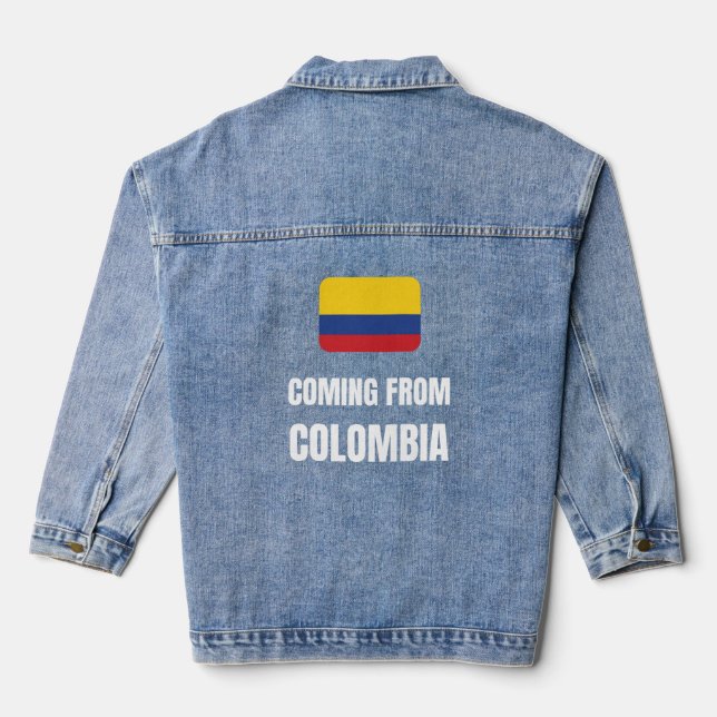 Veste En Jean Venant de Colombie (Verso)