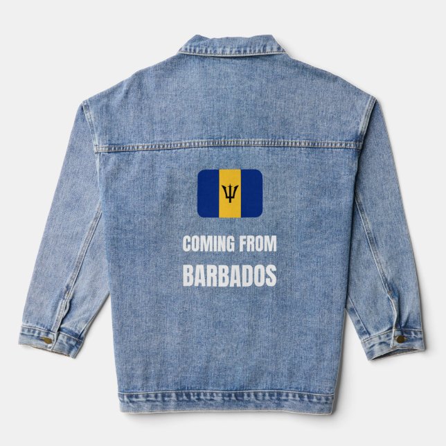 Veste En Jean Venant de la Barbade (Verso)