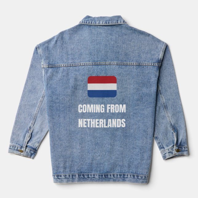 Veste En Jean Venant de Pays-Bas (Verso)