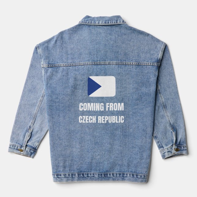 Veste En Jean Venant de République Tchèque (Verso)