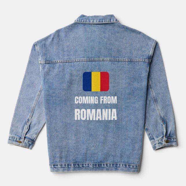 Veste En Jean Venant de Roumanie (Verso)