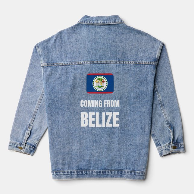 Veste En Jean Venant du Belize (Verso)