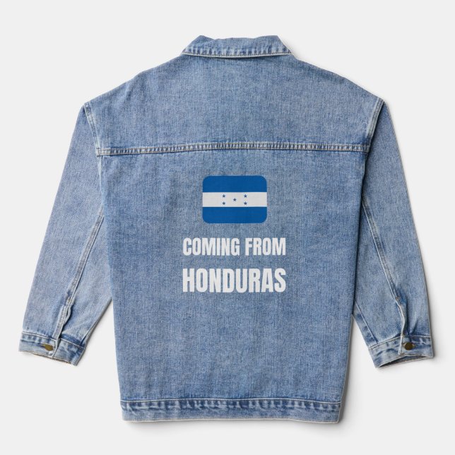 Veste En Jean Venant du Honduras (Verso)