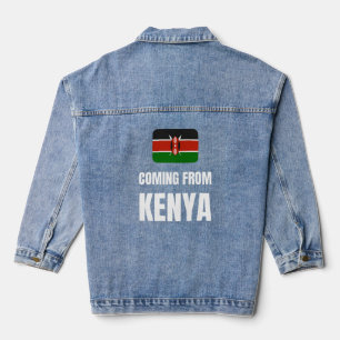 Veste En Jean Venant du Kenya