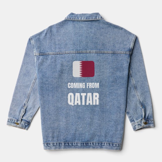 Veste En Jean Venant du Qatar (Verso)