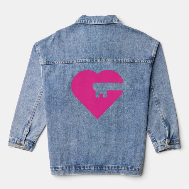 Veste En Jean verrou (Verso)