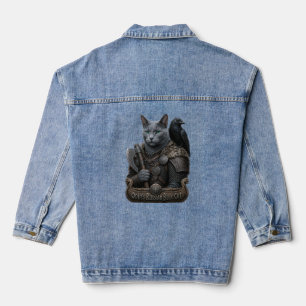 Veste En Jean Vétéran Russian Blue Odin’s Cat