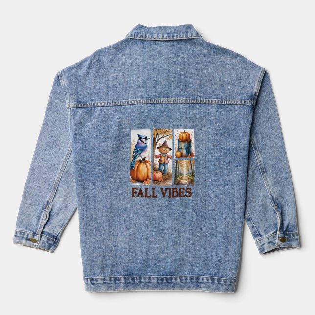 Veste En Jean Vibes d'automne Vibes d'automne (Verso)