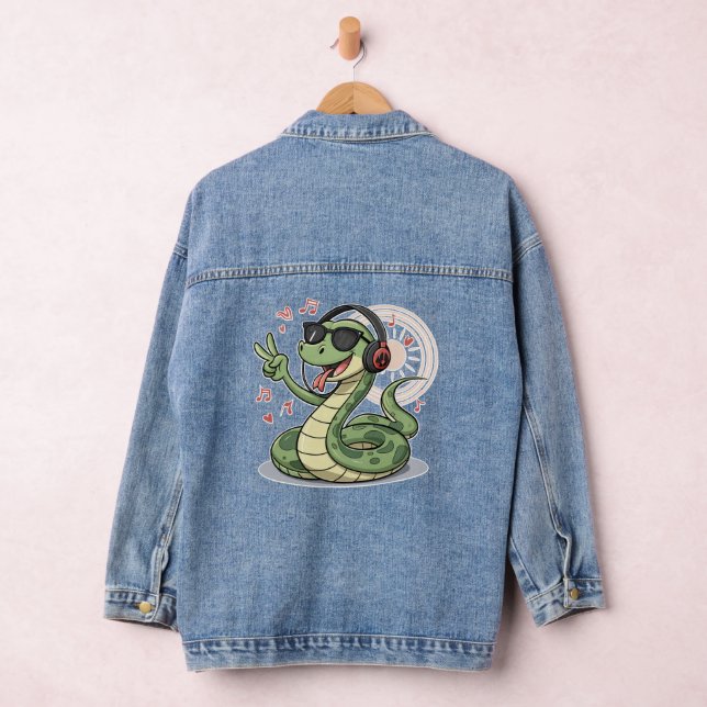 Veste En Jean Vibes musicales de serpent (Hangar)