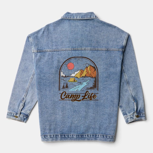 Veste En Jean Vie au camp (Verso)