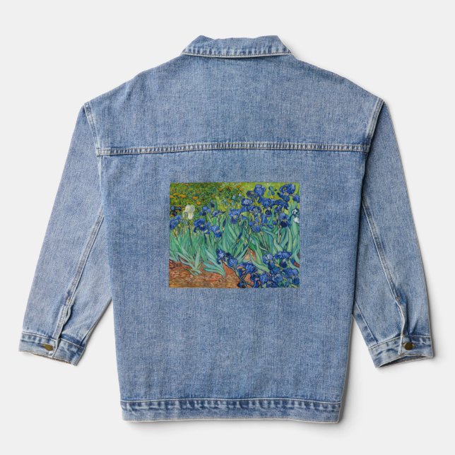 Veste En Jean Vincent Van Gogh - Irises (Verso)