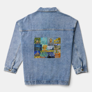 Veste En Jean Vincent Van Gogh - Masterpieces Patchwork