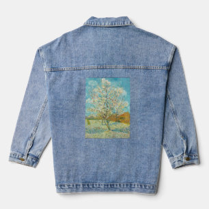 Veste En Jean Vincent van Gogh - Poche rose en fleurs